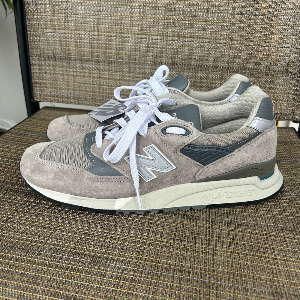 $200 Men New Balance Size 10.5 USA 998 Core Sneakers Running Shoes Grey U998GR - Picture 7 of 11